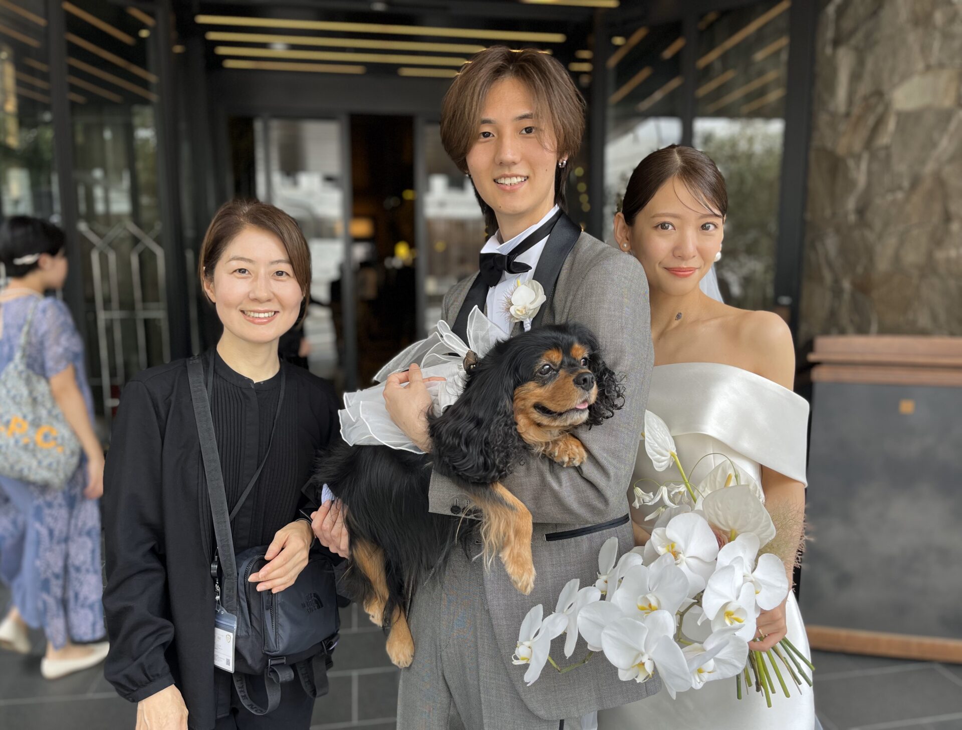 TRUNK HOTELでリングドッグ✧結婚式ペットシッター